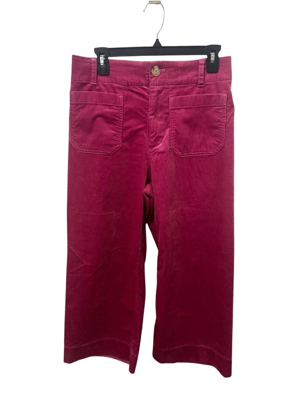 Maeve The Colette Corduroy Wide Leg Cropped Pamts Size 29 Petite.